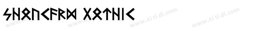 shoucard gothic字体转换